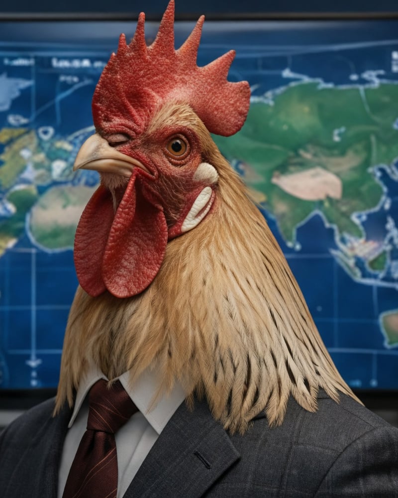 Clive Weatherby, chief meteorologist, in the Weather Center